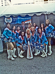Dr. James Trefil and the Science Cheerleaders